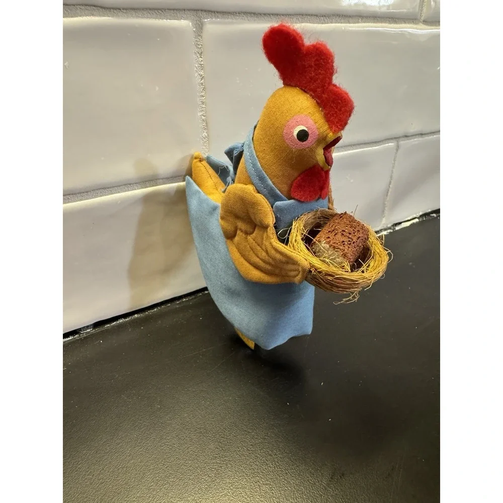 Gladys Boalt Chicken With Basket Christmas Ornament Signed‎ & Dated 1980